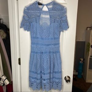 Baby Blue BeBe Dress